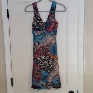 Multicolor Sleeveless Dress
